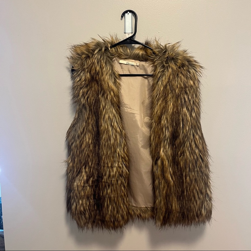 Ellison faux fur vest